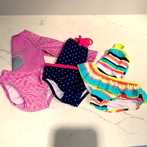 Bundle of 3 Toddler Bathing Suits